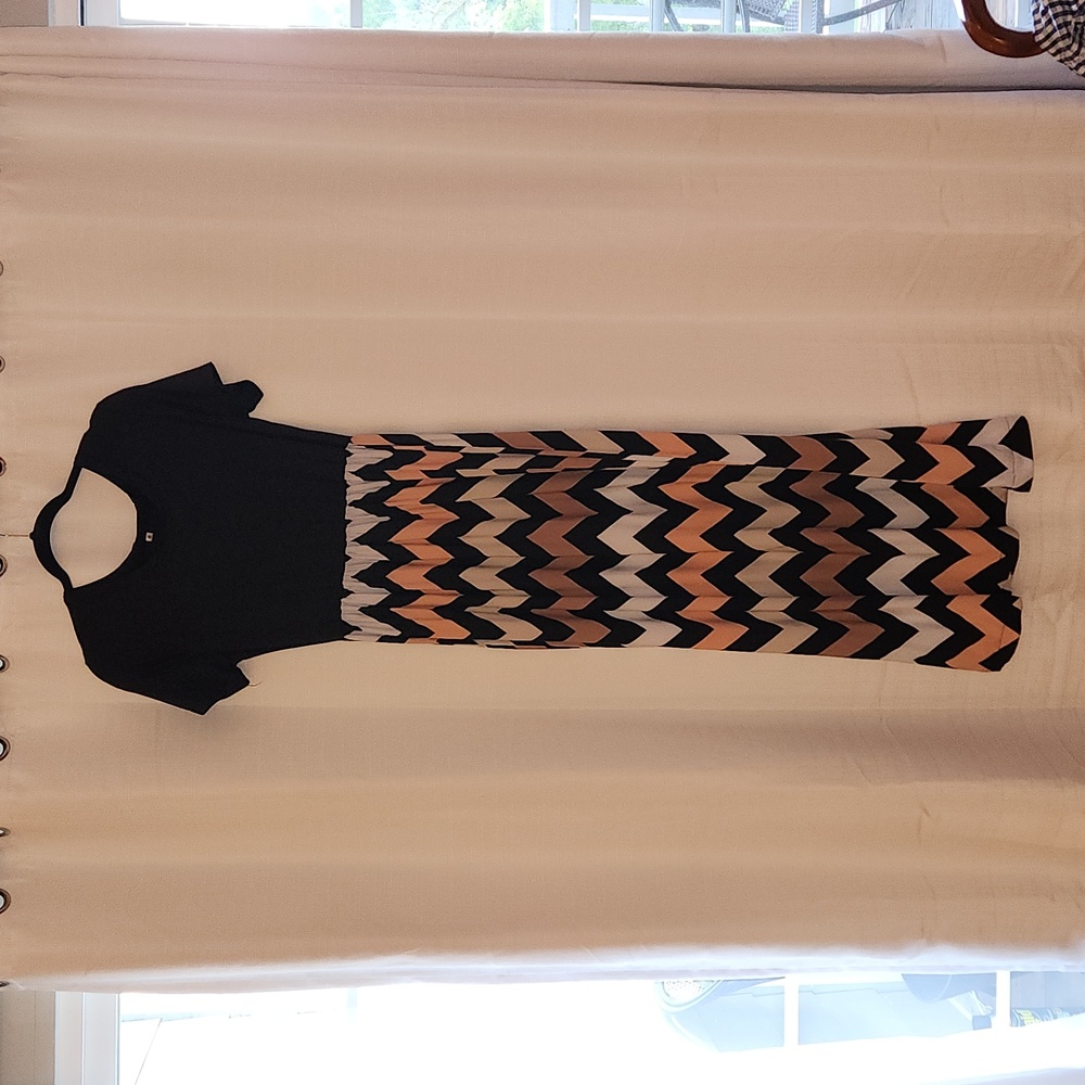 Chevron Maxi Dress
